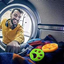 3入組寵物爪形矽膠脫毛器,衣物除塵器,可洗式雙面黏性矽膠清潔毛髮