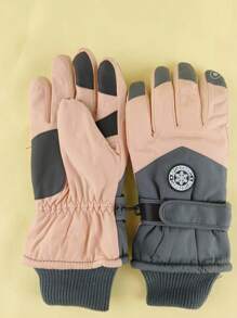 秋冬季觸摸屏手套加厚保暖成人滑雪手套男女戶外騎行防風防寒防滑手套