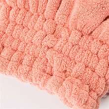 1入組加厚沐浴帽&女性快乾吸水毛巾帽&珊瑚絨吸收水分吹髮毛巾&韓風可愛長髮帽