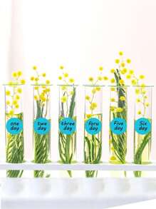 500pcs Blue 0.75 Inch Round Color-Coding Labels, Garage Stickers, Yard Price Stickers, Permanent Adhesive Circle Dot Stickers, Easy Write With Perforation - Blue - View 5