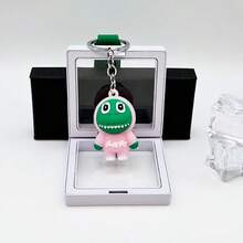 Pink Dragon Shaped Keychain With Buck Teeth - Pink - View 2