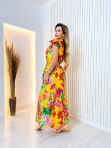 Women Dresses - 薑色 - 查看 2