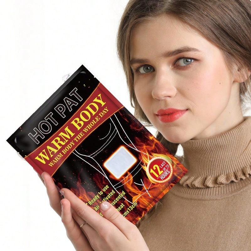 Black Portable SelfHeating Pad For Keeping Warm SHEIN UK