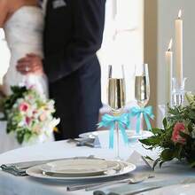 1入組淺藍色0.9cm*25yd緞帶禮品包裝,完美適用於禮品包裝,邀請函,氣球,手工藝品,聚會,婚禮裝飾和花束等