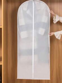 1 件加大尺寸服裝防塵套收納袋,防水防潮,居家收納袋,適合西裝、洋裝、外套