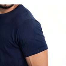 Men T-Shirts - 藏蓝色 - 查看 3