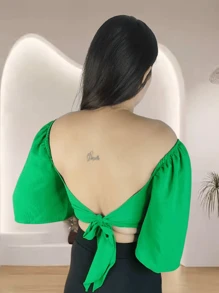 Women T-Shirts - 綠色 - 查看 2