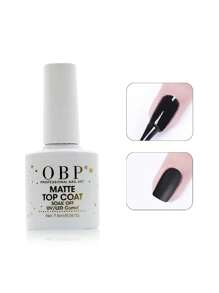 1 Pieza Top Matte Gel UV/LED Para Uñas 7.5ml - transparente - Ver 1