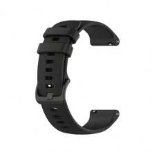 2入組適用於garmin Venu/venu Sq/venu Sq Music/venu Sq 2/venu 2 Plus的替換手帶,柔軟矽膠快拆錶帶,20/22mm - 黑色 - 查看 4