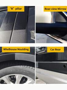 100ML Plastic Restorer Vinyl, Rubber And Plastic Super Shine And Protectant, For Cars, Trucks, SUVs, Jeeps, Motorcycles, RVs & More - Black - View 7