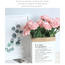 White Paper Bag Shaped Vase - White - View 4