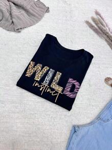 Women T-Shirts - màu đen - Xem 3