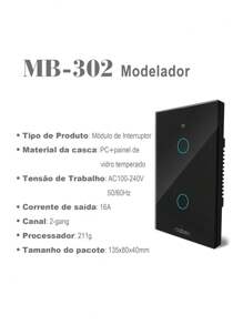 Smart Automated Controller - MB302 negro cero fuego - Ver 9