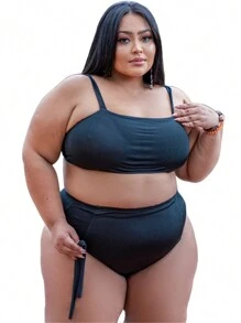 Women Bikini Sets - 黑色 - 查看 1