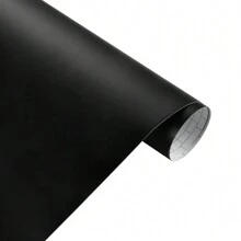1 Roll Of Matte Finish Film - Black - Black - View 1