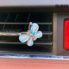 QUEES 1pc Butterfly Aromatherapy Clip - Red - View 2