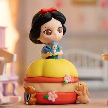 Miniso Hộp đựng bánh Macaron Princess Collection 1 cái (hỗn hợp), đồ trang trí hộp giấu, quà tặng sinh nhật công chúa - Màu vàng - Xem 2
