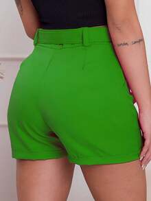 Women Shorts - màu xanh lá - Xem 2