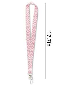 1 chiếc móc khóa trái tim dễ thương bằng polyester có giá đỡ bằng nhựa ABS dùng để đựng chìa khóa, dùng cho công việc, trường học, văn phòng, dùng để đựng chìa khóa, ví đựng điện thoại, phù hợp cho nam, nữ, chàng trai, thanh thiếu niên, giáo viên, tình nguyện viên, quà tặng ngày lễ tình nhân, giá đỡ huy hiệu, giá đỡ thẻ ngày lễ tình nhân, giá đỡ thẻ, ví đựng danh thiếp, giá đỡ thẻ tín dụng, dây đeo cổ cho giáo viên có giá đỡ ID, giá đỡ thẻ, dành cho phụ nữ, ví đựng thẻ dành cho phụ nữ - Hồng - Xem 3