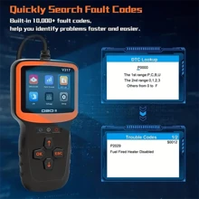 V317 Mới OBD2 Chuyên nghiệp Tự động Động cơ Hệ thống Chẩn đoán Ô tô Mã số Người đọc Ô tô/xe hơi Chẩn đoán Công cụ - màu đen - Xem 6