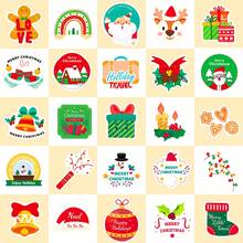 50 cái/gói Hoạt hình Giáng sinh Yếu tố Viết tháu Hình dán , Đàn ghi ta Ván trượt Chai Bội thu Mũ sắt của lính Ván trượt tuyết Máy tính xách tay Ốp lưng & bao da điện thoại Tủ lạnh Cửa Hành lý Xe máy Ô tô/xe hơi DIY Viết tháu Hình dán , Hoàn hảo Lễ tạ ơn Quà tặng Giáng sinh - Nhiều màu - Xem 8