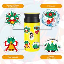 50 cái/gói Hoạt hình Giáng sinh Yếu tố Viết tháu Hình dán , Đàn ghi ta Ván trượt Chai Bội thu Mũ sắt của lính Ván trượt tuyết Máy tính xách tay Ốp lưng & bao da điện thoại Tủ lạnh Cửa Hành lý Xe máy Ô tô/xe hơi DIY Viết tháu Hình dán , Hoàn hảo Lễ tạ ơn Quà tặng Giáng sinh - Nhiều màu - Xem 6