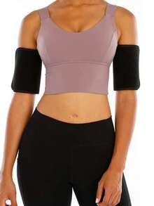 1pair Arm Compression Sleeves For Arm Training In Sports And Fitness - Silver - View 3