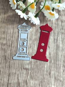 Small Mailbox Shaped Carbon Steel Cutting Die - Silver - View 5