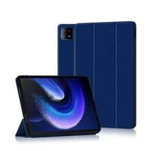 1 Vỏ Bảo Vệ Thông Minh Tương Thích Với Xiaomi Pad 6 Case 11 Inch 2023 Vỏ Bảo Vệ Tương Thích Với Xiaomi Mi Pad 6 Pad6 Pro MiPad6 Flip Stand Case Với Tự Động Đánh Thức - xanh đậm - Xem 3