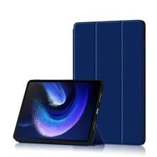1 Vỏ Bảo Vệ Thông Minh Tương Thích Với Xiaomi Pad 6 Case 11 Inch 2023 Vỏ Bảo Vệ Tương Thích Với Xiaomi Mi Pad 6 Pad6 Pro MiPad6 Flip Stand Case Với Tự Động Đánh Thức - xanh đậm - Xem 2