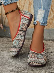 女士平底透氣步行鞋,適用於休閒穿著