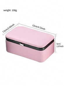 1入裝皮革pu旅行珠寶盒,歐式便攜珠寶收納盒