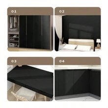 1 Roll Of Matte Finish Film - Black - Black - View 7