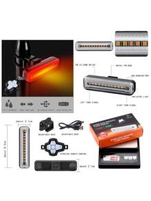 إضاءة Led خلفية للدراجة لركوب الجبال أو في الهواء الطلق