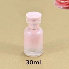 1Pc Pink 30ML Atomizer Perfume Spray Bottle Candy Colored Glass Spray Perfume Empty Bottle For Travel Clear Empty  Dispenser Portable Glass Sprayer For Toner Cosmetics - Pink - View 3