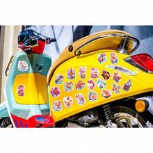 50入組/袋錦鯉金魚防水diy創意涂鴉貼紙,適用於吉他滑板車水壺槓頭盔雪板筆記本電話殼冰箱門行李箱塗鴉貼紙,完美的聖誕禮物 - 彩色 - 查看 5