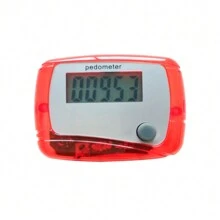 1 Podómetro De Función Única Lcd Contador De Funcionamiento De Un Solo Botón Con Colores Aleatorios - Multicolor - Ver 2