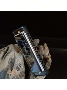 1pc Metal Diatonic 10-Hole Professional Blues Harmonica, Suitable For Beginners Circle Harmonica,Clarinet Reeds,Hermonica,Binoculars,3au6lem2,Tambour,Harmonica,Clarinet,Bini,Harmonica,Clarinet,Telescope - Multicolor - View 6