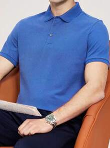 Men Polo Shirts - azul real - Ver 1