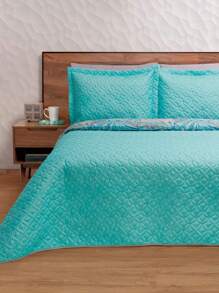 Home Elephant Light Gray Double Duvet Two Views Cala - Grey - View 2