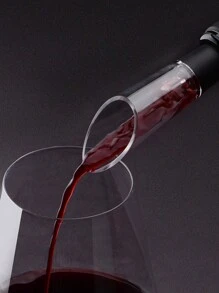 CLITON 1pc Wine Pourer Spout With Stopper, Wine Aerator Pourer For Portable Liquor Or Spirits, Well Processed Home Kitchen Appliances Accessories Gadgets Tools Christmas Kitchen Stuff Cooking Christmas - Black - View 7