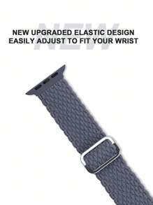 编织弹力单环表带，兼容 38mm、40mm、41mm、42mm、44mm、45mm、46mm、49mm 手表，男女通用；星空尼龙弹力表带，兼容 Ultra 2 系列、10、9、8、7、6、SE、5、4、3、2、1 型号，是返校学生的理想礼物。 - 淺灰色 - 查看 4