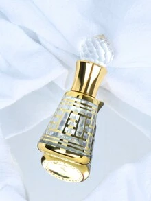 1入10ml奢華風格晶體玻璃金色空心滴管瓶,可重複填充香水精油瓶,化妝品容器禮盒 - 金色 - 查看 2