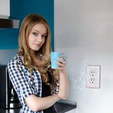 1 cái Vỏ công tắc bằng kim cương sáng bóng Vỏ công tắc Nắp ổ cắm Tường Nắp công tắc Nắp công tắc Bling trang trí (Bạc, Ổ cắm song công) - thâm nhập gấp đôi - Xem 6