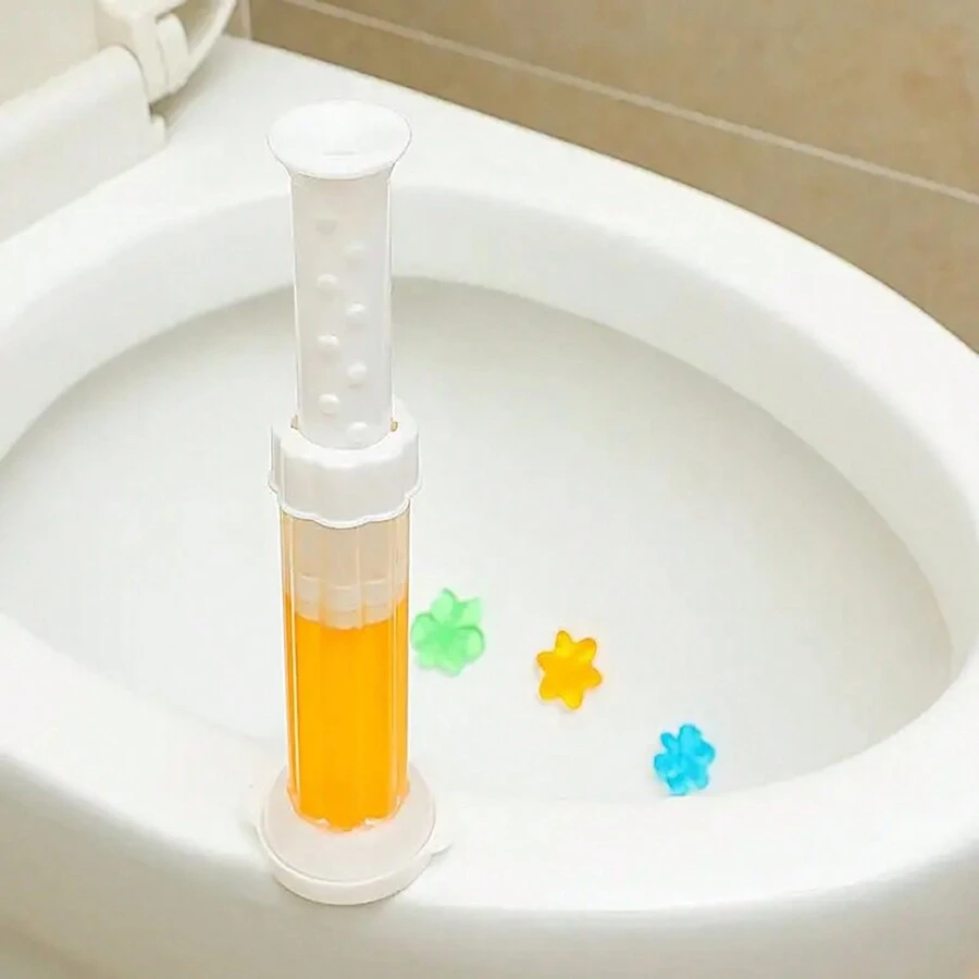 1 件装 厕所凝胶香味马桶清洁剂 马桶凝胶印章套装 空气清新剂