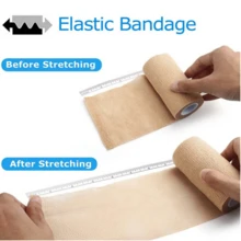 3 Rolls Breathable Disposable Gauze Bandage, Comfortable For One Time Use - Baby Blue - View 5