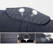 1 对篮球护膝，压缩长腿套运动装备，适用于排球棒球足球举重跑步等健身房配件膝盖支撑运动护膝健身房护膝 - 黑色 - 查看 9