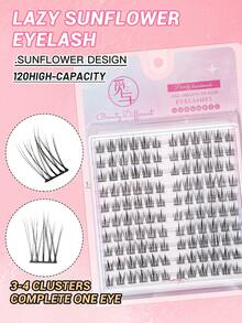 120根假睫毛,睫毛叢, 延長刷毛, 友善隱形眼鏡, 易於應用, 可重複使用的帶狀睫毛 - C - 查看 3