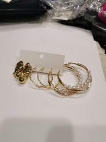 Earring Sets - 金色 - 查看 2