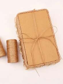 100m Pink & White Gift Wrapping Rope, Ribbon, Packaging Ribbon, Gift Wrapping,  Rope - Khaki - View 4